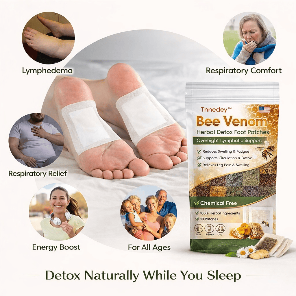 MD Bee Venom Detox & Slim Foot Patches 🐝🌿👣